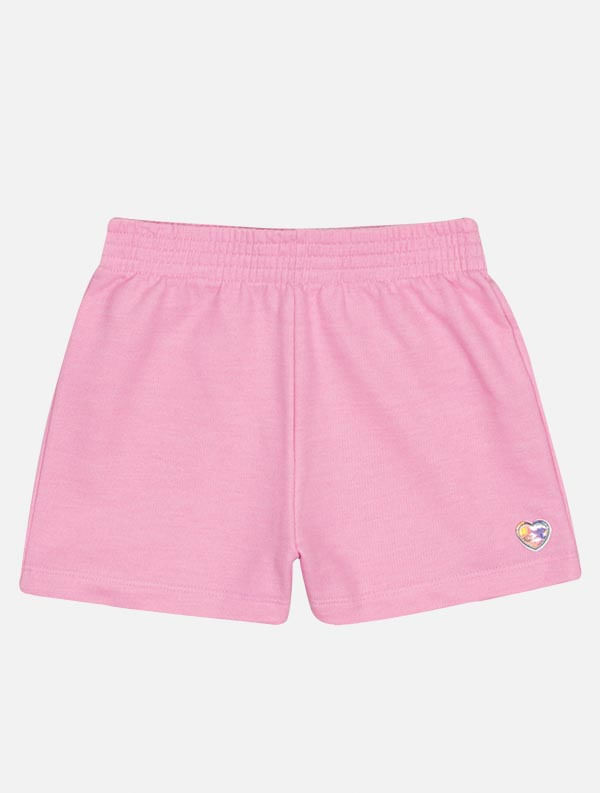 CONJ BLUSA E SHORTS NATURAL/RS BARBIE