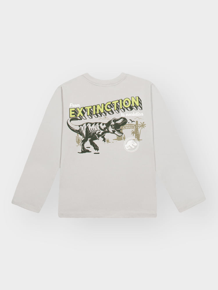 Camiseta Jurassic World Infantil Menino Isla Nublar Kippos