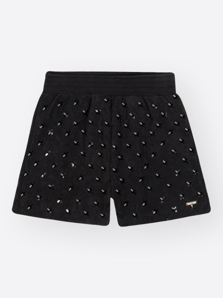 Conjunto em Cotelê e Paetê Infantil Menina Corações Beli.me