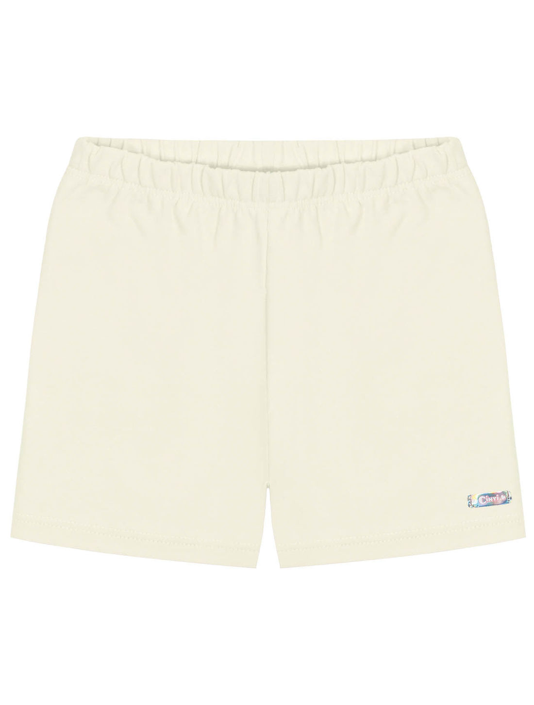Short Básico Infantil Menina Cotton Natural Cinti