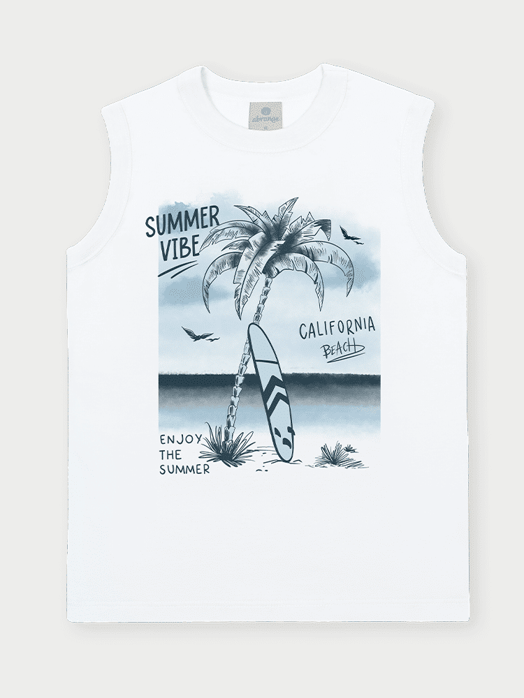 Conjunto Infantil Menino California Branco Abrange