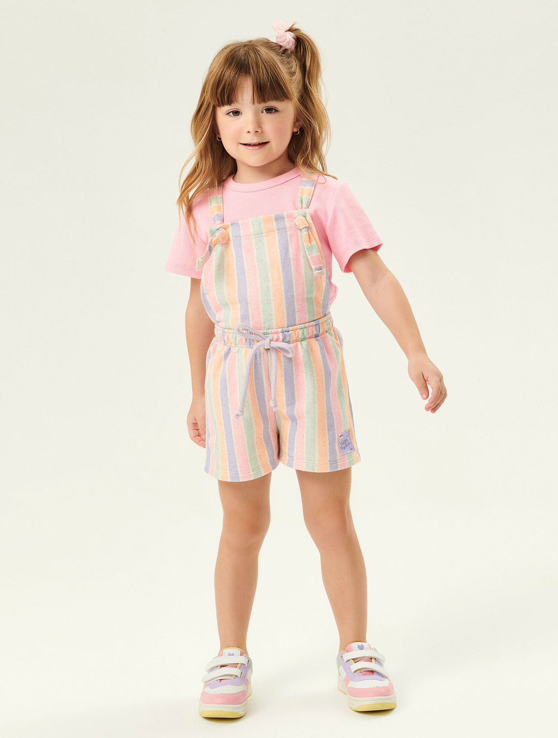 CONJ BLUSA E JARDINEIRA RS BARBIE/RS BARBIE