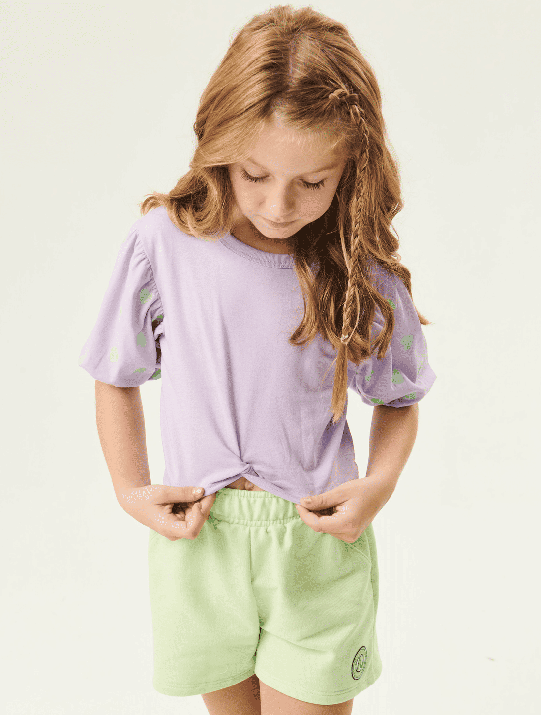 CONJ BLUSA E SHORTS LL LIBERTY/VD PARADI