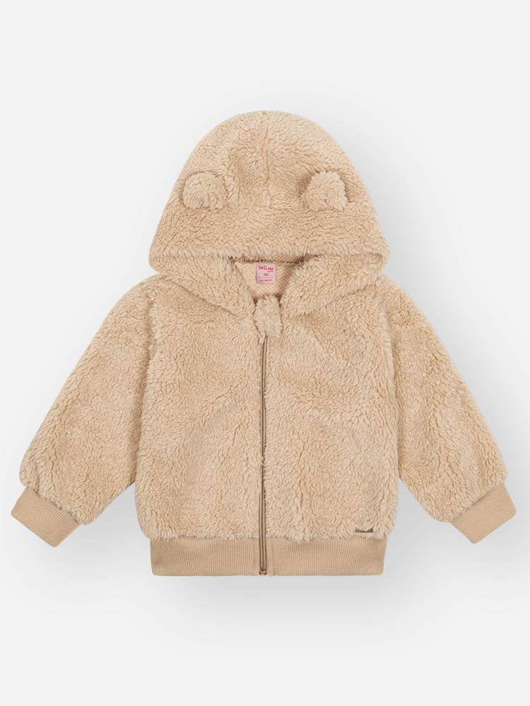 Conjunto Infantil Menina Teddy com Orelha Urso 3D Beli.me