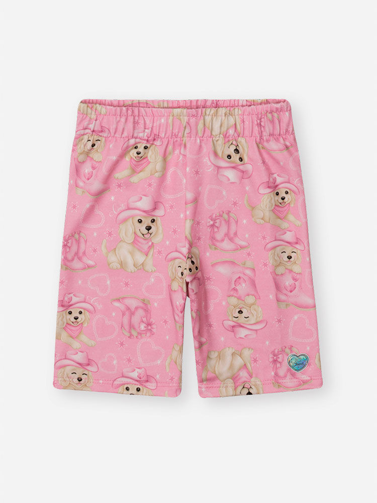 Bermuda Ciclista Infantil Dogs