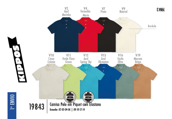 CAMISA POLO CINZA CROMIO