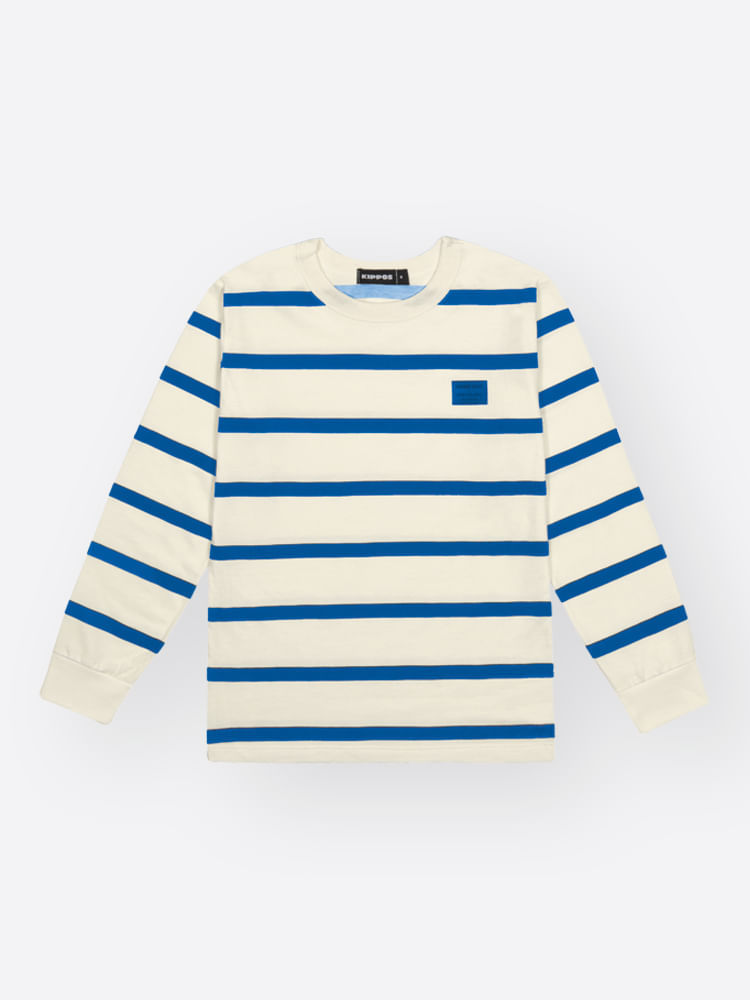 Camiseta Infantil Listrada Manga Longa – Básico Estiloso para Look de Inverno Confortável