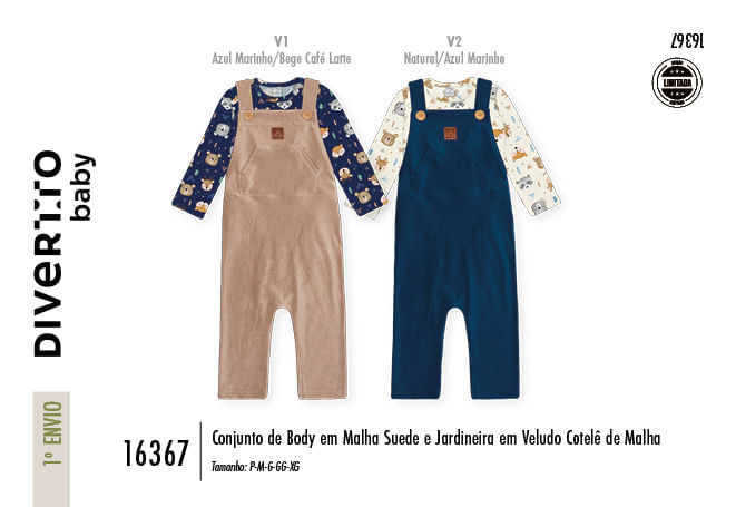 Conjunto Bebê Menino Explorer Divertto