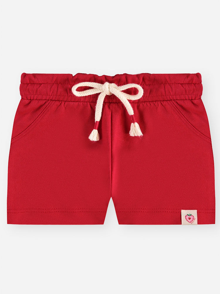 Trio Bebê de Regata, Blusa Morangos e Shorts Clochard