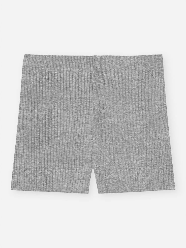 Short Infantil Menina em Canelado Glow Básico Mescla