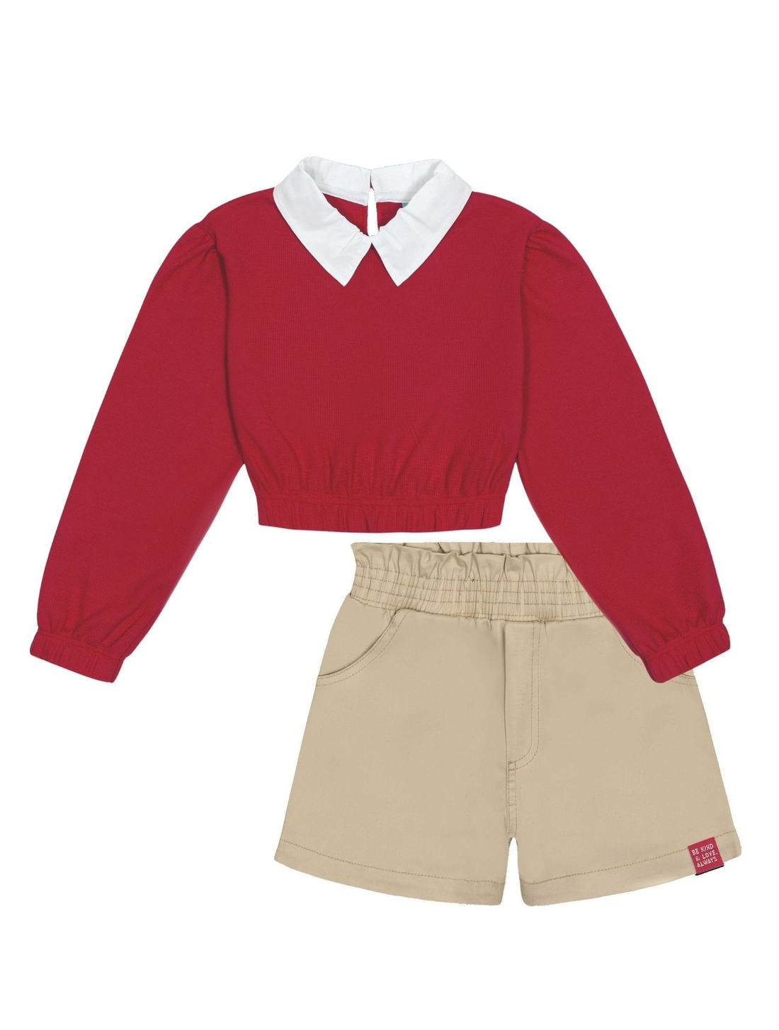 CONJ BLUSAO E SHORTS VM HOLIDAY/MR CAMURC