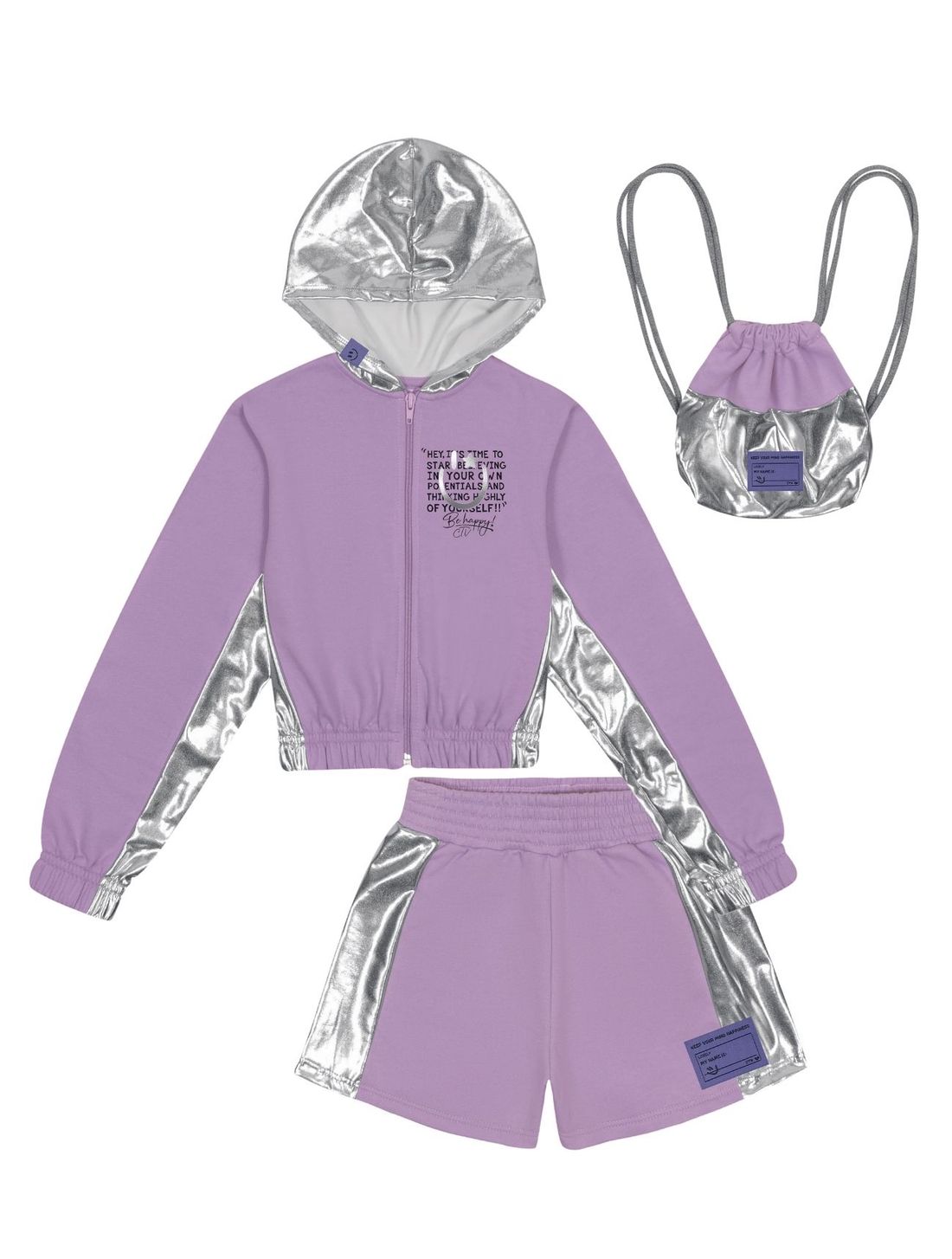 CONJ JAQUETA, SHORTS E BOLSA LL-PRA/LL-PRA/LL-PRA