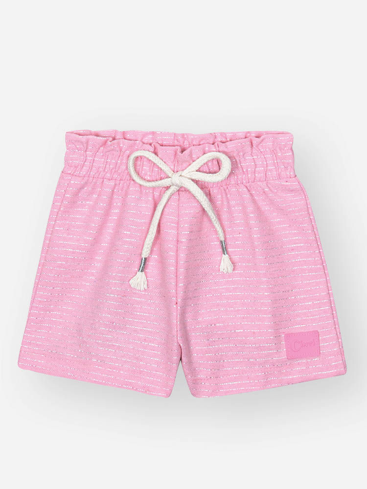 Conjunto Bebê Menina Arco-Íris com Shorts Rosa – Look Delicado Cinti Baby NATURAL/RS IOGURTE