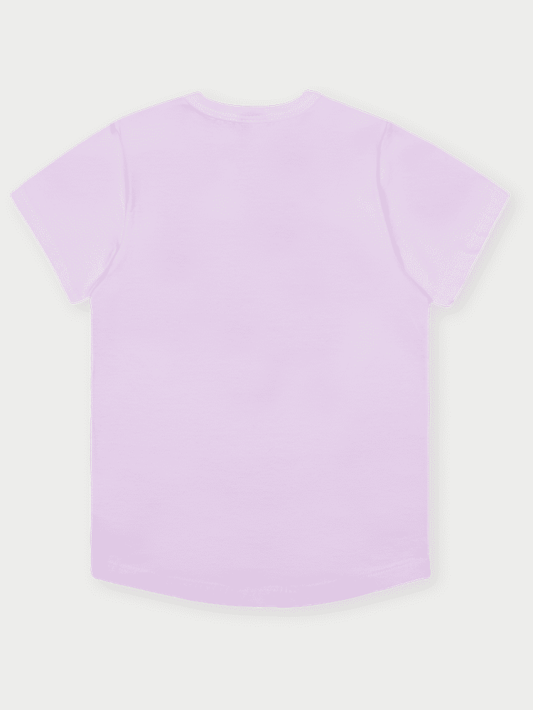 Conjunto Infantil Menina Coração Lilás Abrange