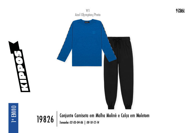 Conjunto Infantil Menino Daily Comfort Kippos
