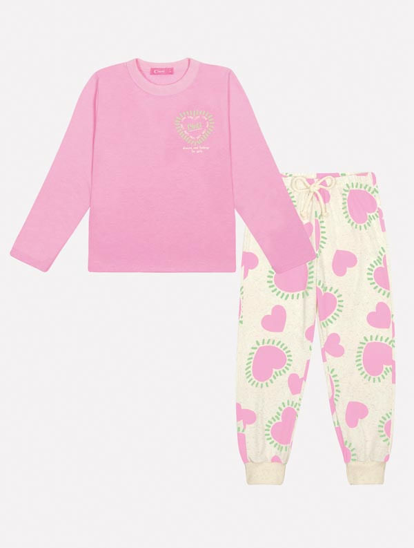PIJAMA BLUSA ML E CALCA RS BARBIE/RS BARBIE