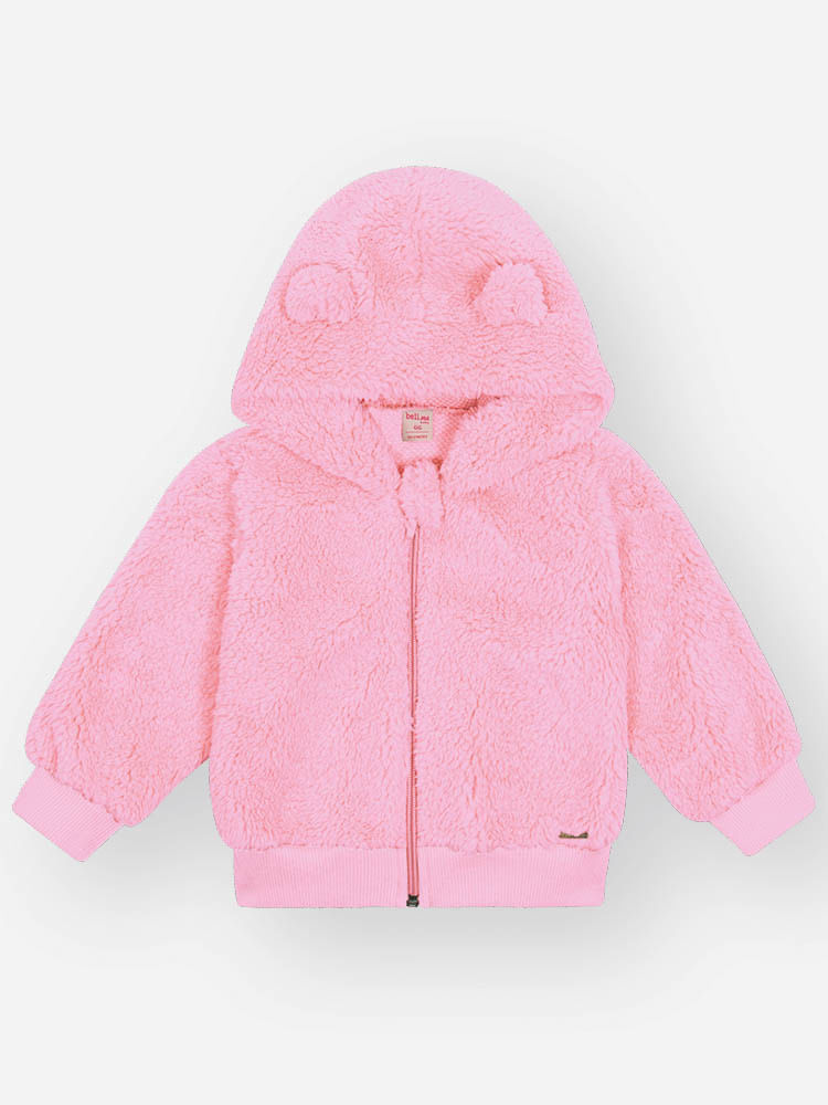 Conjunto Infantil Menina Teddy com Orelha Urso 3D Beli.me