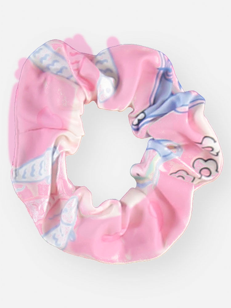 Conjunto Infantil Menina Pijama Beauty com Scrunchie