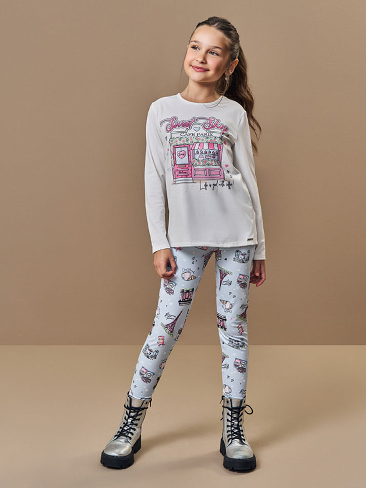 Conjunto Infantil Menina Sweet Shop Beli.me