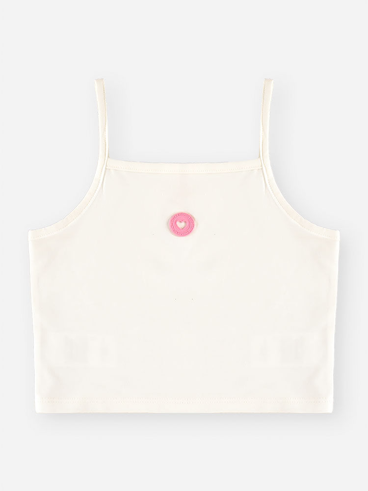Trio Infantil Menina Regata e Short e Colete Poodle com Strass