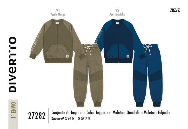Conjunto Infantil Menino Sailing Club Divertto Conjunto Infantil Menino Sailing Club Divertto