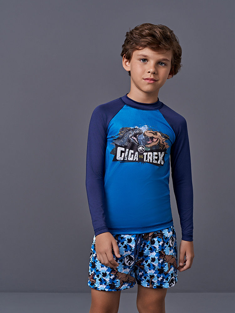 Conjunto Infantil UV Jurassic World Giga T-Rex Royal