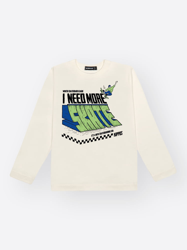 Camiseta Malha Infantil Menino More Skate Kippos