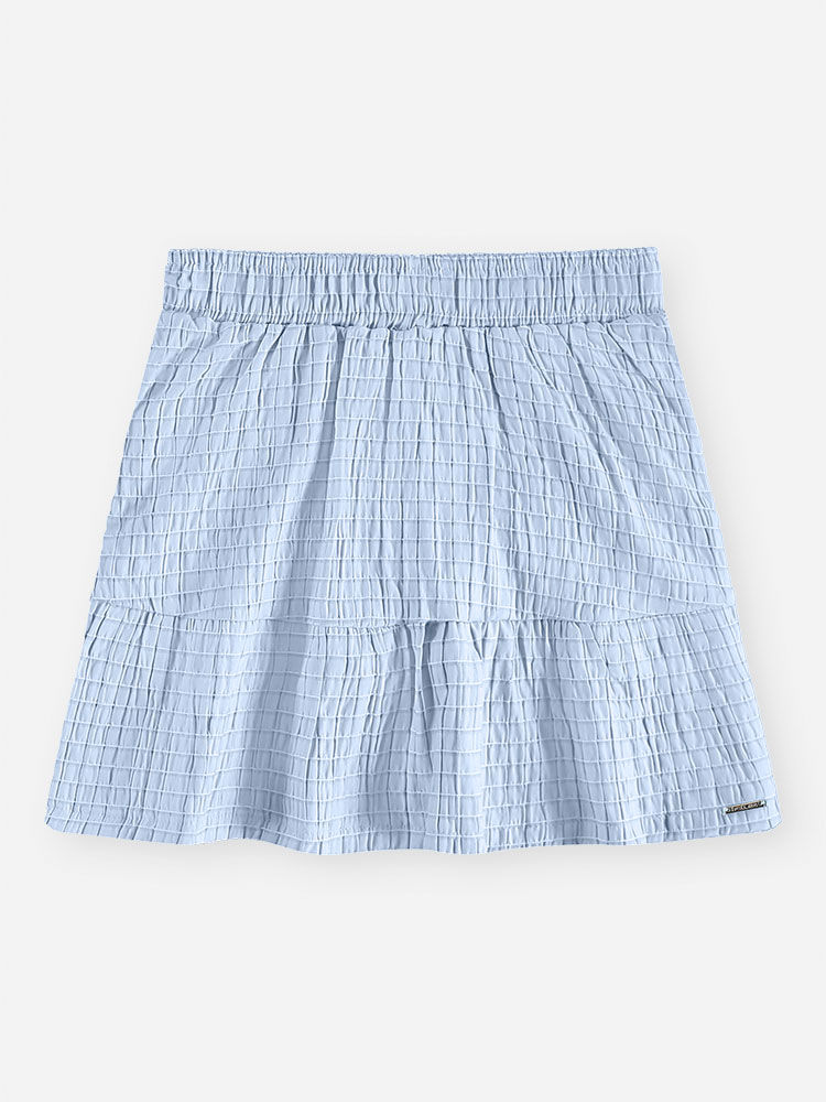 Conjunto Infantil Blusa com Babados e Saia-Short Provence