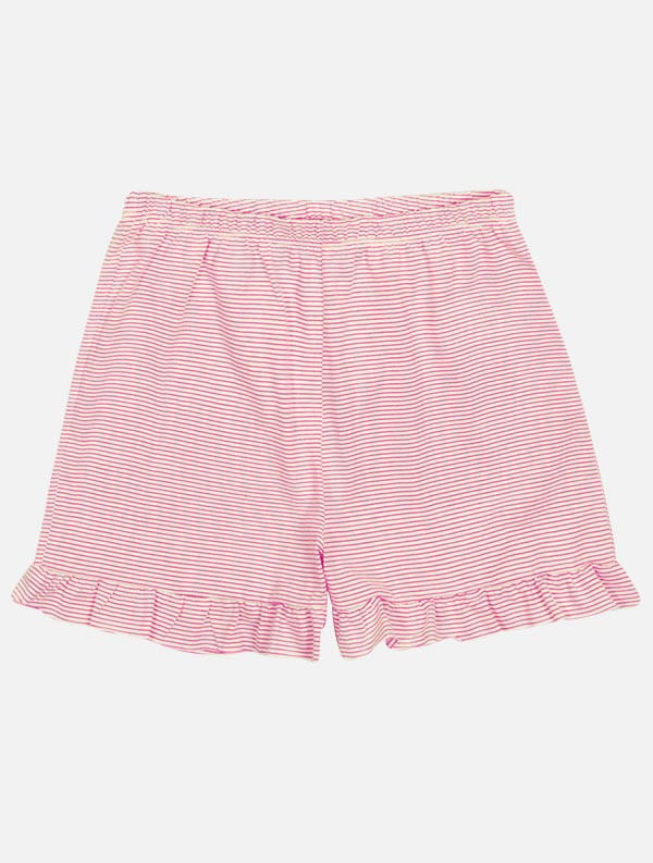 PIJAMA BLUSA E SHORTS NATURAL/ROSA CINTI