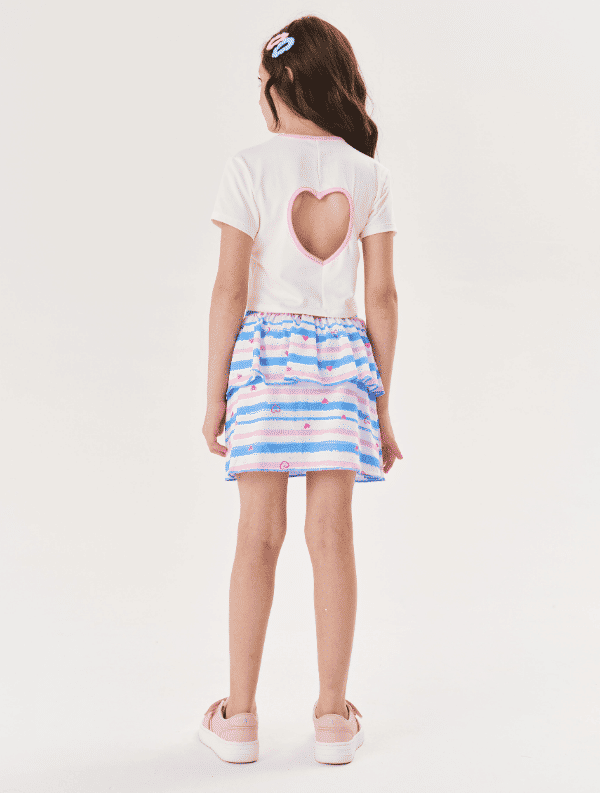 CONJ BLUSA,SAIA/SHORTS E BOLSA NAT/AZ HORTENS/RS IO