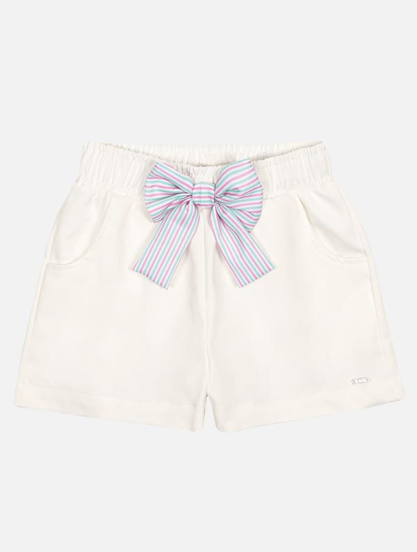 CONJ CAMISETE E SHORTS VD ACQUA/OFF WHITE