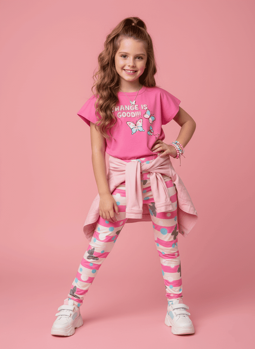 CONJ BLUSA E CAPRI RS CONFETE/RS CONFET