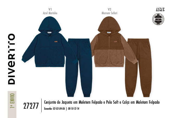 Conjunto Infantil Menino Bicolor Trail Divertto