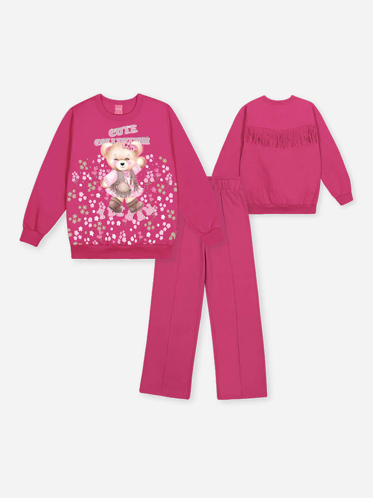 Conjunto Menina Ursa Cute Collection Mundo Cinti Conjunto Menina Ursa Cute Collection Mundo Cinti