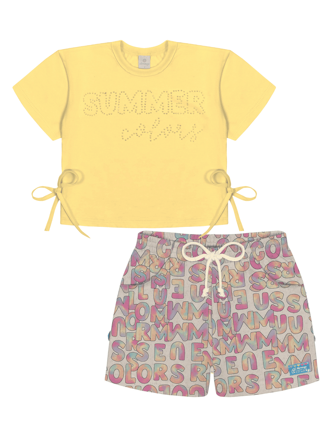 CONJ BLUSA E SHORTS AM BUTTER/AM BUTTER