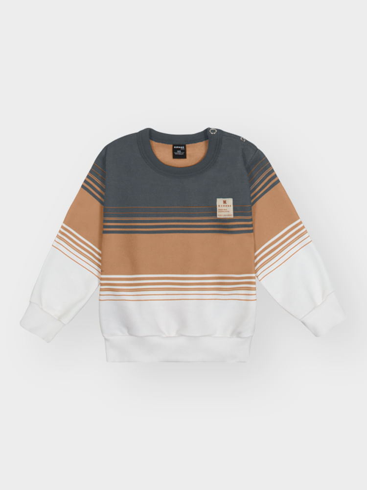 Conjunto Infantil Moletom com Listras – Look de Inverno Quentinho e Confortável Conjunto Infantil Moletom com Listras – Look de Inverno Quentinho e Confortável