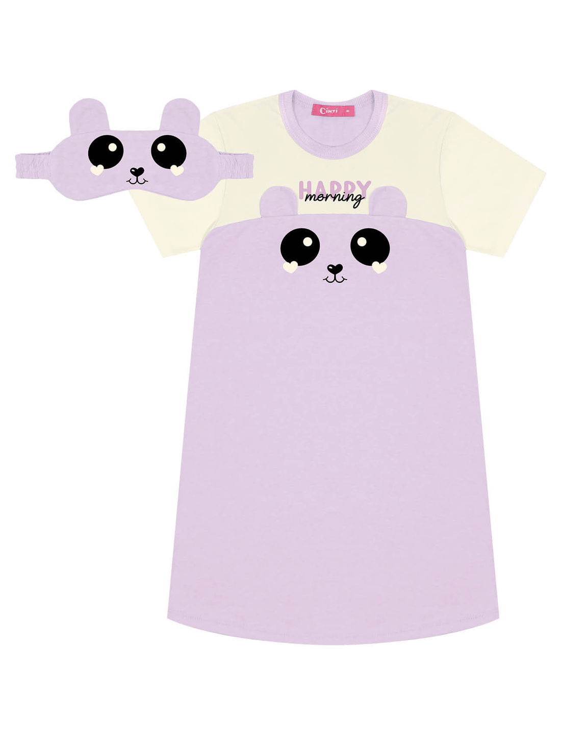 PIJAMA CAMISOLA E MASCARA LL BRUMA/LL BRUMA