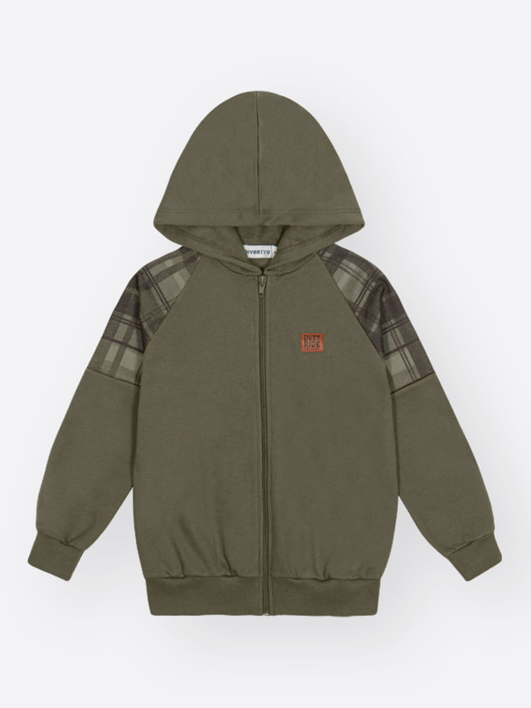 Conjunto Infantil Menino Recortes Xadrez Divertto