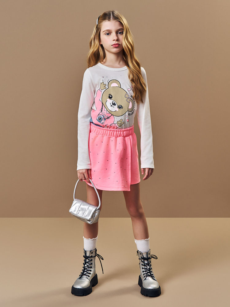 Conjunto Infantil Menina Ursa Best Days Forever Beli.me