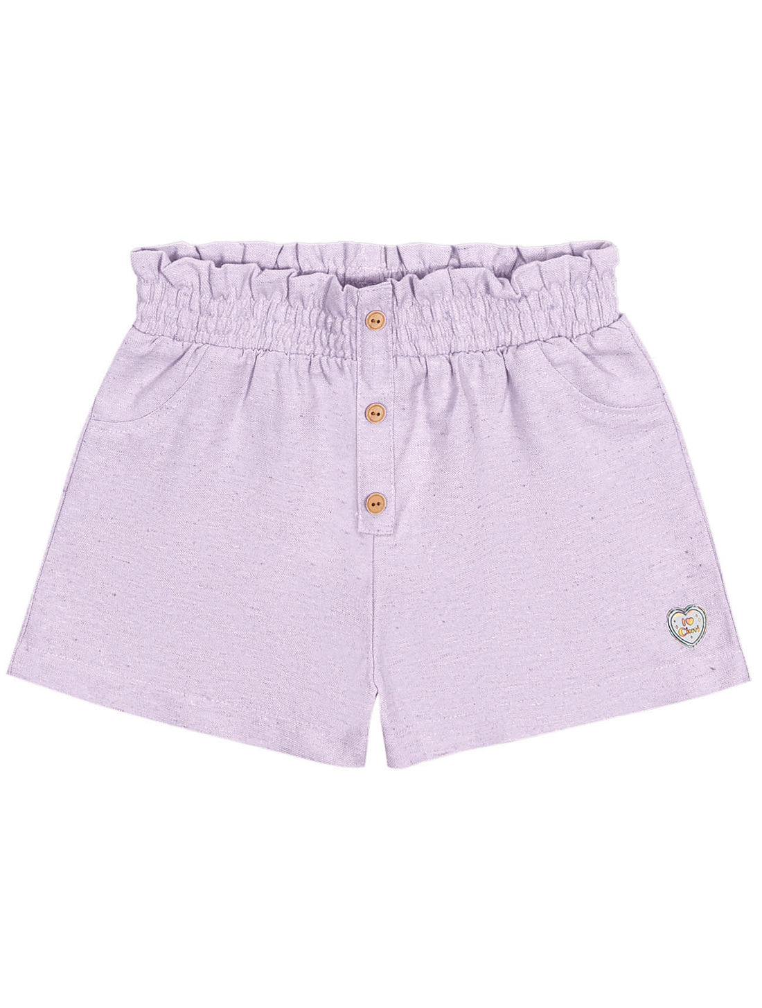 CONJ BLUSA E SHORTS NATURAL/LL BRUMA