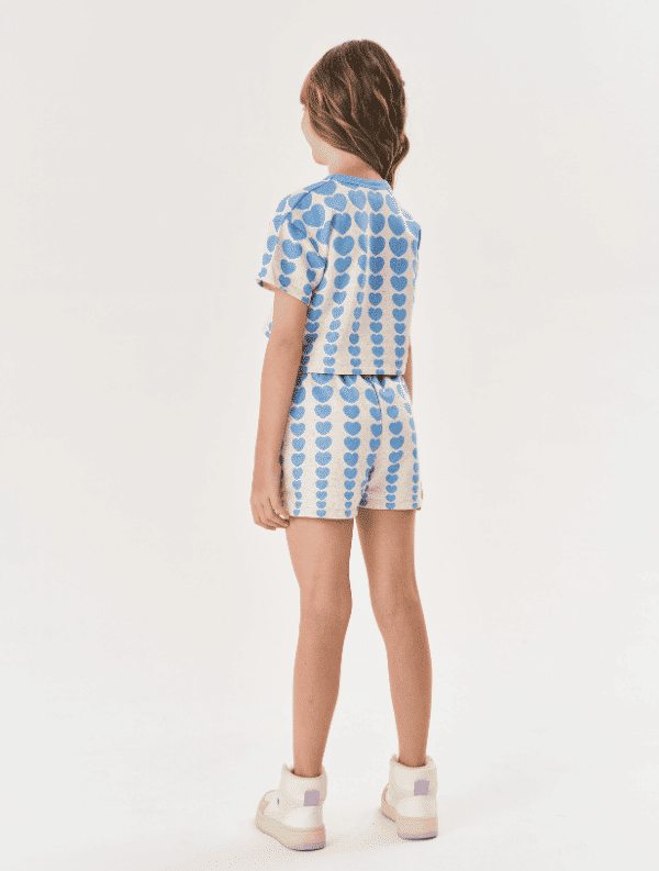 CONJ BLUSA E SHORTS AZ HORTENSIA/AZ HORT