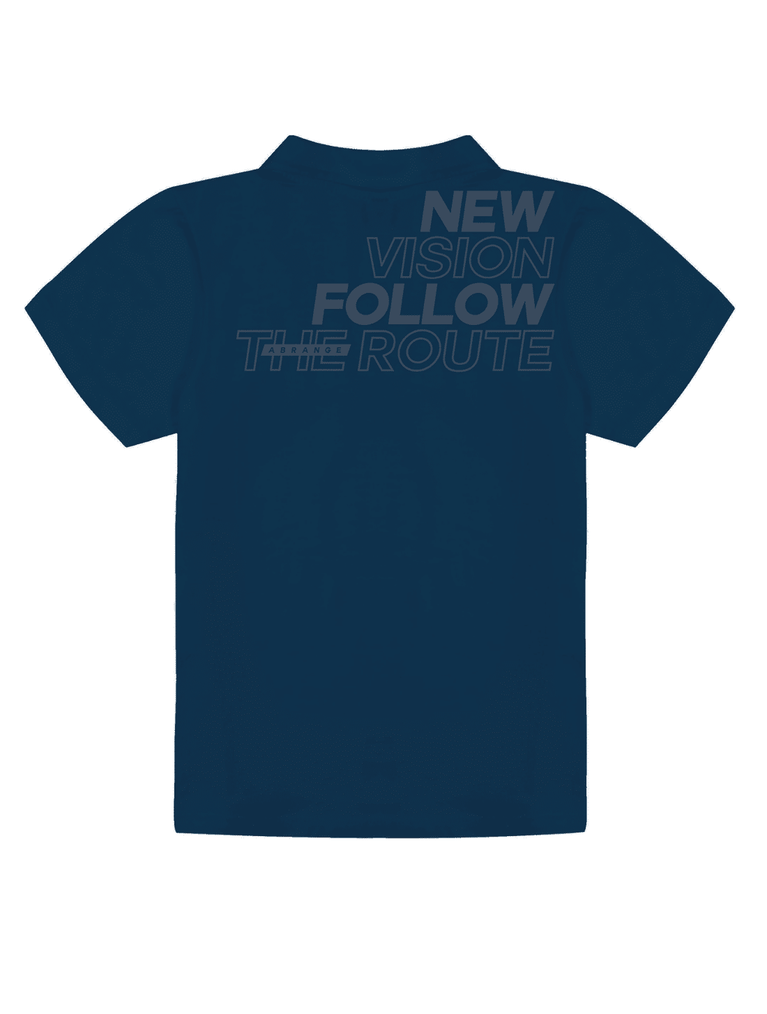 Conjunto Camisa Polo E Bermuda Listrada Azul Marinho Abrange