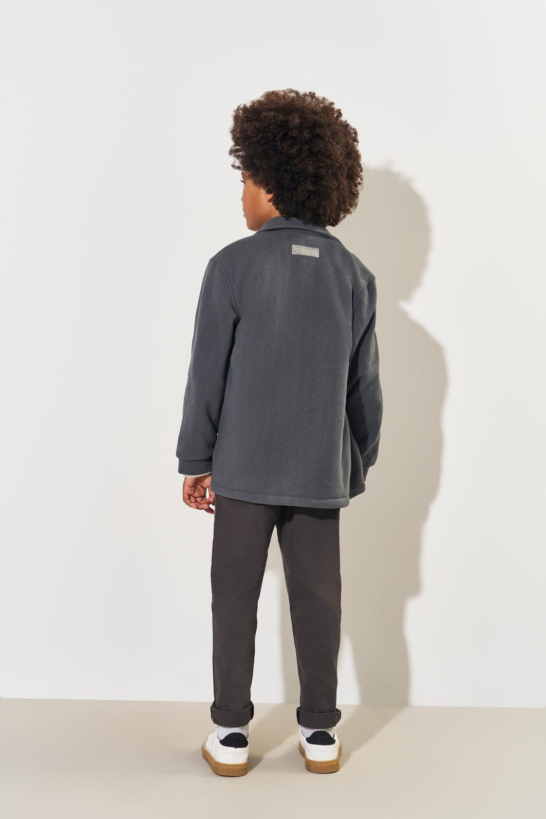 Jaqueta Infantil Menino Oversized Soft Chumbo CTV