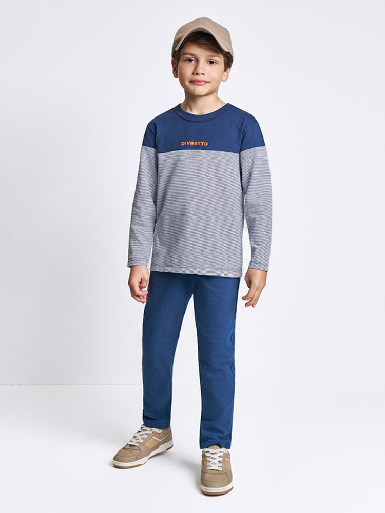 Camiseta Infantil Menino Sailor Cowboy Divertto