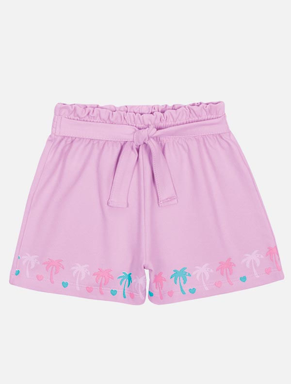 CONJ BLUSA E SHORTS NATURAL/LILAS CINTI