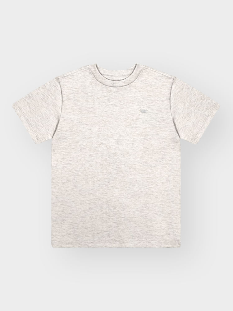 CAMISETA MESCLA CLARO
