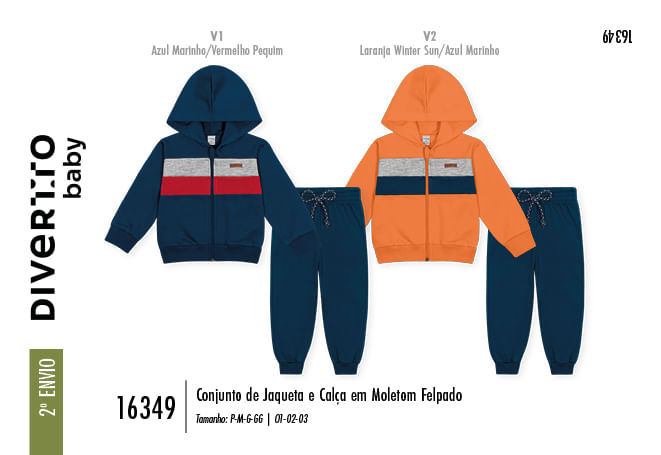 Conjunto Bebê Menino Sport Divertto