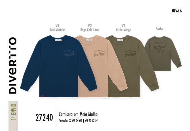 Camiseta Infantil Menino New York Divertto BEGE CAFE LATTE