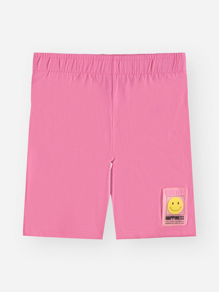 Conjunto Infantil Menina Blusa Fresh Life e Ciclista Rosa