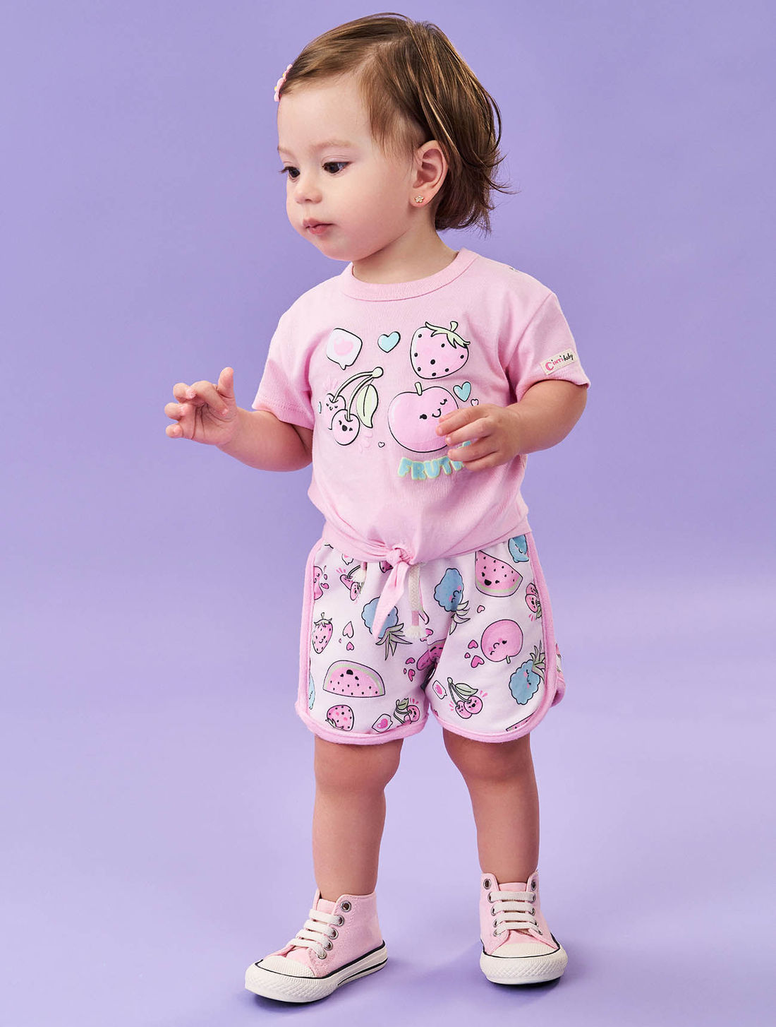 CONJ BLUSA E SHORTS RS IOGURT/RS IOGURTE